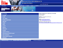 Tablet Screenshot of bip.mops.przemysl.pl